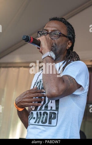 BUSY BEE HOSTING EPMD CONCERTO PRESSO NJ PAC Luglio 19,2018 Foto Stock