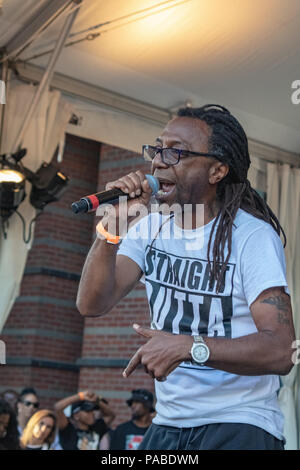BUSY BEE HOSTING EPMD CONCERTO PRESSO NJ PAC Luglio 19,2018 Foto Stock