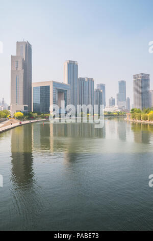 Paesaggio di Tianjin, Cina Foto Stock