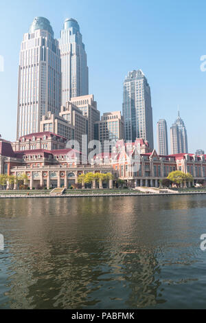 Paesaggio di Tianjin, Cina Foto Stock