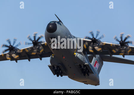 Airbus CE-400 Atlas raffigurato all'2018 Royal International Air Tattoo a RAF Fairford nel Gloucestershire. Foto Stock