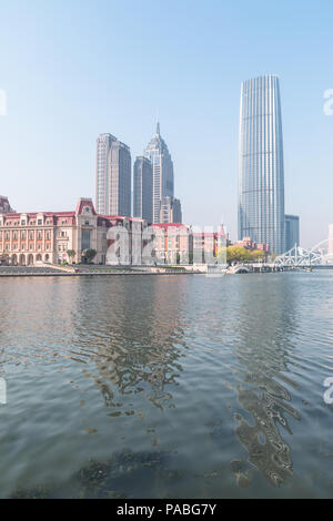 Paesaggio di Tianjin, Cina Foto Stock