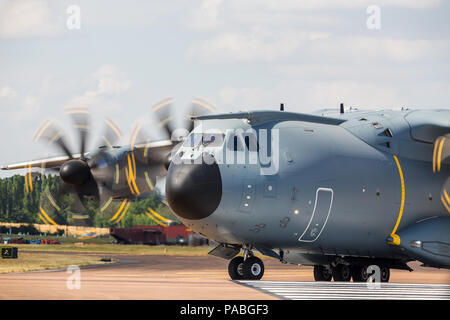 Airbus CE-400 Atlas raffigurato all'2018 Royal International Air Tattoo a RAF Fairford nel Gloucestershire. Foto Stock