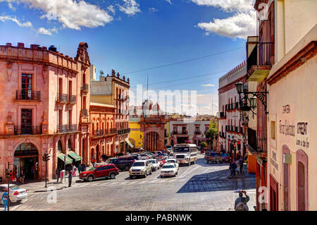 Paesaggio urbano in Zacatecas, Messico Foto Stock