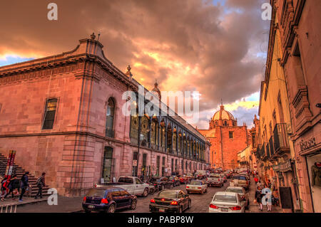 Paesaggio urbano in Zacatecas, Messico Foto Stock