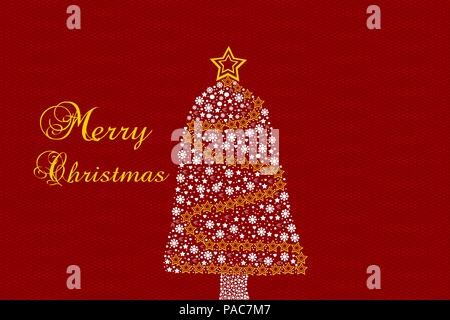 Buon Natale post card illustrazione vettoriale Illustrazione Vettoriale