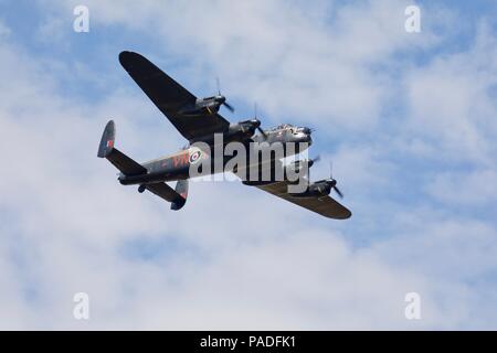 Royal Air Force Battle of Britain Memorial Volo - Avro Lancaster PA474 Foto Stock