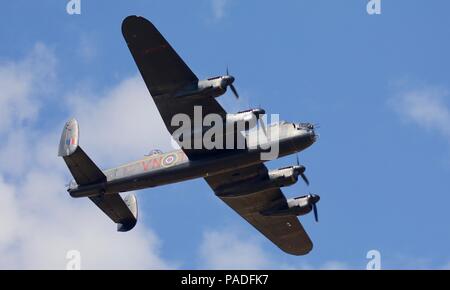 Royal Air Force Battle of Britain Memorial Volo - Avro Lancaster PA474 Foto Stock