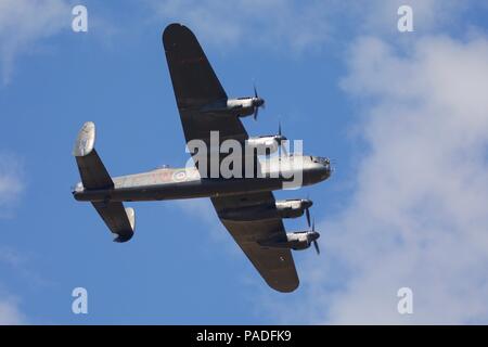 Royal Air Force Battle of Britain Memorial Volo - Avro Lancaster PA474 Foto Stock