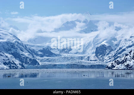 Ghiacciaio Hubbard Alaska Foto Stock