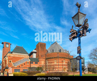 Il Riverside Royal Shakespeare Theatre, Stratford upon Avon, Warwickshire, Inghilterra, Europa Foto Stock