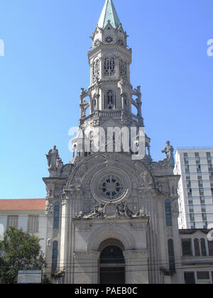 Nossa Senhora da Saúde Chiesa, Domingos de Moraes Avenue, Vila Mariana, São Paulo, Brasile Foto Stock