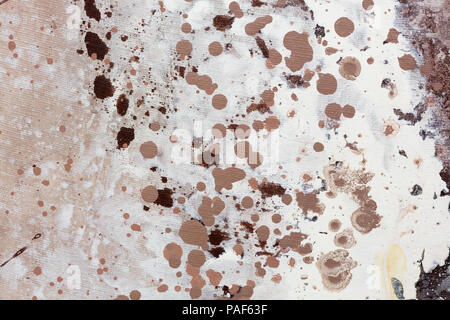 Abstract brown pennellate sfondo. versione. Foto Stock