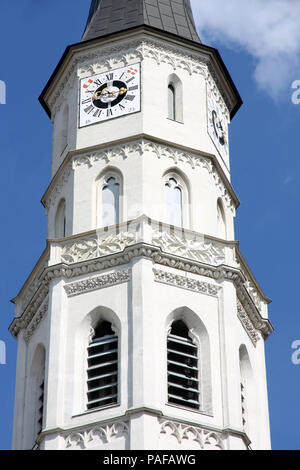 Chiesa di St. Michael (Michaelerkirche) a Vienna, in Austria Foto Stock