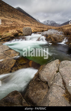 Glen Rosa guardando verso Cir Mhor -Iisle di Arran Foto Stock