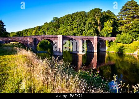 Ponte Bredwardine Foto Stock