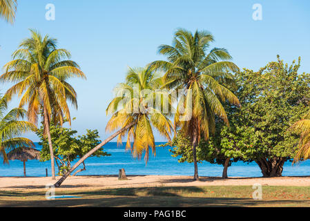 Vista del paesaggio cubano, Cuba, La Habana. Copia spazio per il testo Foto Stock