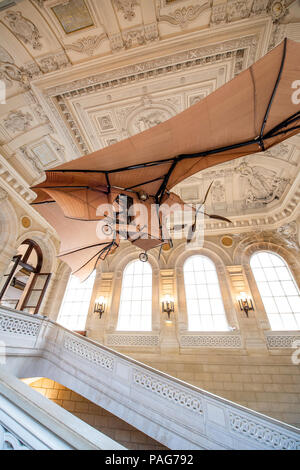 Clément Ader Avion III al Musée des Arts et Métiers. Foto Stock