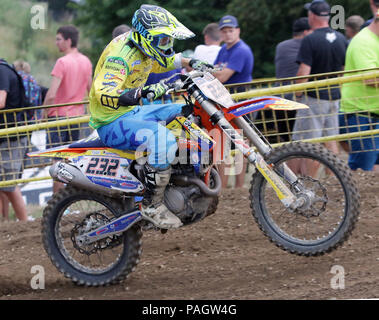 Loket, Repubblica Ceca. 22 Luglio, 2018. Martin MICHEK (CZ/KTM), .Campionato del Mondo Motocross MX 1, seconda gara, .Loket, Repubblica Ceca, luglio 22, 2018 Credit: Wolfgang Fehrmann/ZUMA filo/Alamy Live News Foto Stock