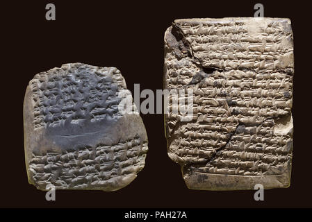 Tavolette cuneiformi dalla Nuzi (moderno Yorghan Tepe, Iraq) Foto Stock