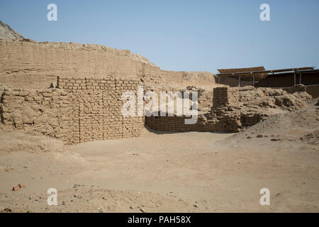 El Brujo sito archeologico vicino a Trujillo, Perù, Sud America Foto Stock