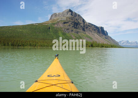 Montare Tjakkeli - Porta a Sarek. Foto Stock