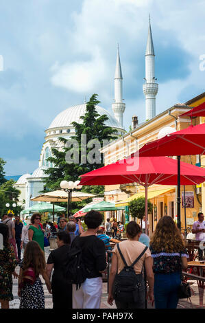 L EBU Beker moschea, Shkodra, Albania Foto Stock