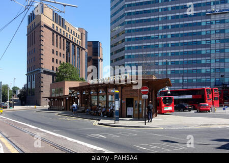 West Croydon stazione Bus Foto Stock