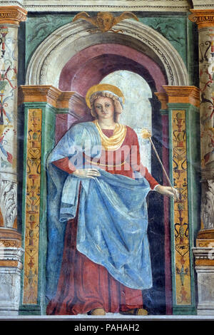 L affresco nella Cattedrale dedicata alla Beata Vergine Maria sotto la denominazione di Santa Maria Matricolare a Verona, Italia Foto Stock