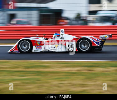 Mike Newton, MG Lola EX257, Maestri Endurance leggende, Silverstone Classic, luglio 2018, Silverstone, Northamptonshire, Inghilterra, il circuito da corsa, cjm-pho Foto Stock