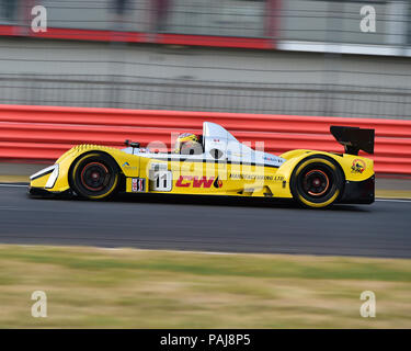 Keith Frieser, Oreca FLM09, Maestri Endurance leggende, Silverstone Classic, luglio 2018, Silverstone, Northamptonshire, Inghilterra, il circuito da corsa, cjm-pho Foto Stock