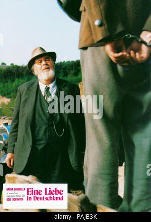 Eine Liebe in Deutschland, aka: Onu amour en Allemagne, Deutschland/Frankreich 1983, Regie: Andrzej Wajda, Darsteller: Bernhard Wicki Foto Stock