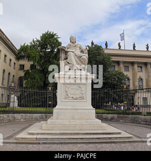 Humboldt-Universitat zu Berlin (Università Humboldt di Berlino) chiamato in onore del suo fondatore, Germania Foto Stock