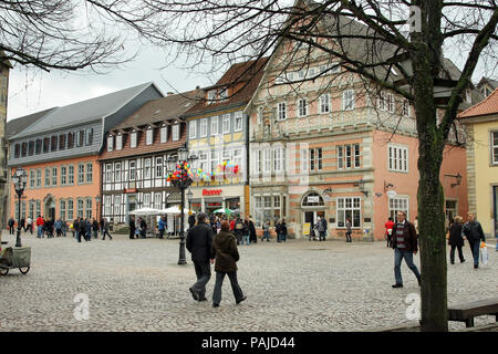 HAMELN, Germania - MARZO 07, 2009: Street scene Hamelin Germania Foto Stock