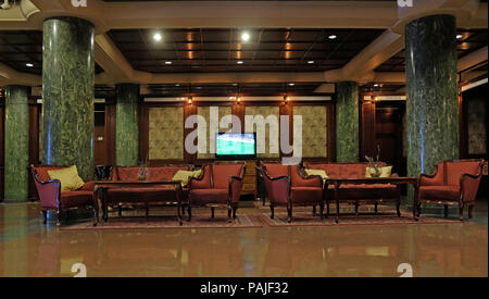 Hotel lobby in Danubius Health Spa Resort Margitsziget Budapest, Ungheria Foto Stock