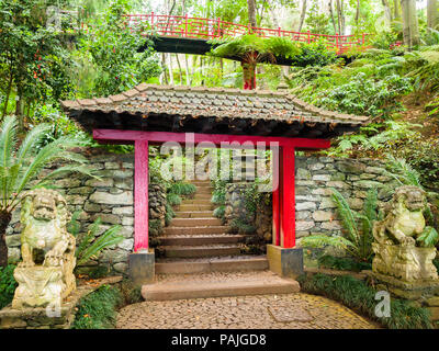 Monte Palace Tropical Garden, Funchal, Madeira Foto Stock