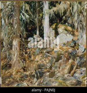 Stampa Su Tela 'Passeggiata Mattutina' Di John Singer Sargent, 60x90 Cm, Senza Cornice, Per Soggiorno E Regalo