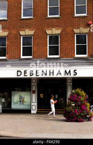 Negozio Debenhams, fondata nel 1778 da William Clark, che ha iniziato ad operare a 44 Wigmore Street, Londra Foto Stock