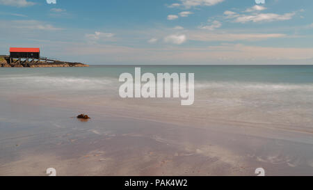 Dunaverty Bay Boathouse Foto Stock