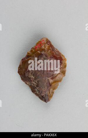 Arrowhead. Cultura: il Giappone. Dimensioni: W. 7/8 in. (2,2 cm); L. 1 1/8 in. (2.9 cm). Museo: Metropolitan Museum of Art di New York, Stati Uniti d'America. Foto Stock