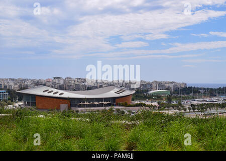 Faliro, Grecia - 17 Aprile 2017: Olympic Centre di Tae Kwon Do e la pallamano Foto Stock