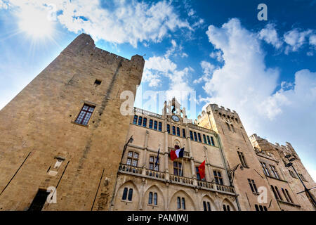 Arcivescovi' Palace di Narbonne, Aude, Occitanie, Francia Foto Stock