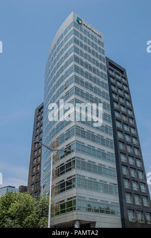 La sede centrale di ABN AMRO Bank a Amsterdam Paesi Bassi 2018 Foto Stock