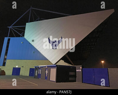 Kassam Stadium, sera, Oxford, Oxfordshire, sud-est dell' Inghilterra, Regno Unito Foto Stock