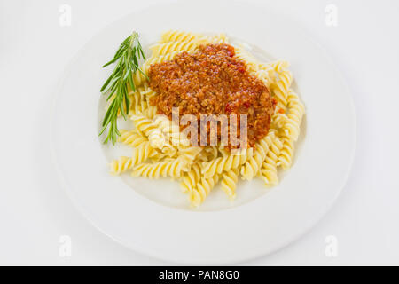 pasta alla bolognese Foto Stock
