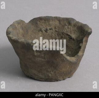 Piatto. Cultura: copto. Dimensioni: complessivo: 1 7/16 x 2 3/4 in. (3,7 x 7 cm). Data: 4-VII secolo. Museo: Metropolitan Museum of Art di New York, Stati Uniti d'America. Foto Stock