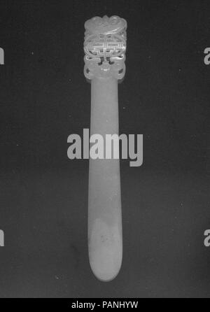 Forcina. Cultura: la Cina. Dimensioni: L. 5 1/2 in. (14 cm); W. 3/4 in. (1.9 cm). Data: del XIX secolo. Museo: Metropolitan Museum of Art di New York, Stati Uniti d'America. Foto Stock