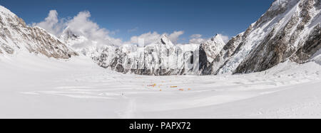 Il Nepal, Solo Khumbu, Everest, Sagamartha National Park, Western Cwm, Camp 1 Foto Stock