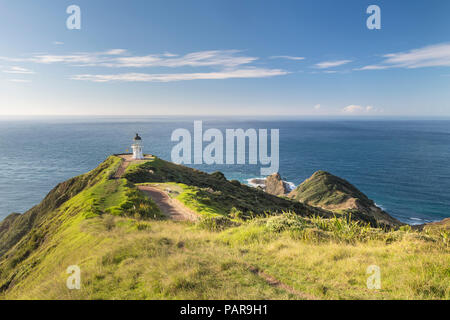 Faro di Cape Reinga, Northland e North Island, Nuova Zelanda Foto Stock