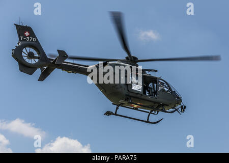 Elicottero EC 635 della polizia, Lucerna, Svizzera Foto Stock